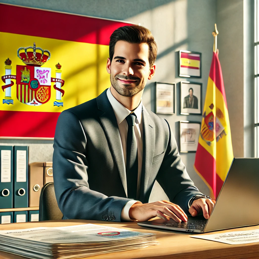 abogado tramitando la residencia y trabajo temporal